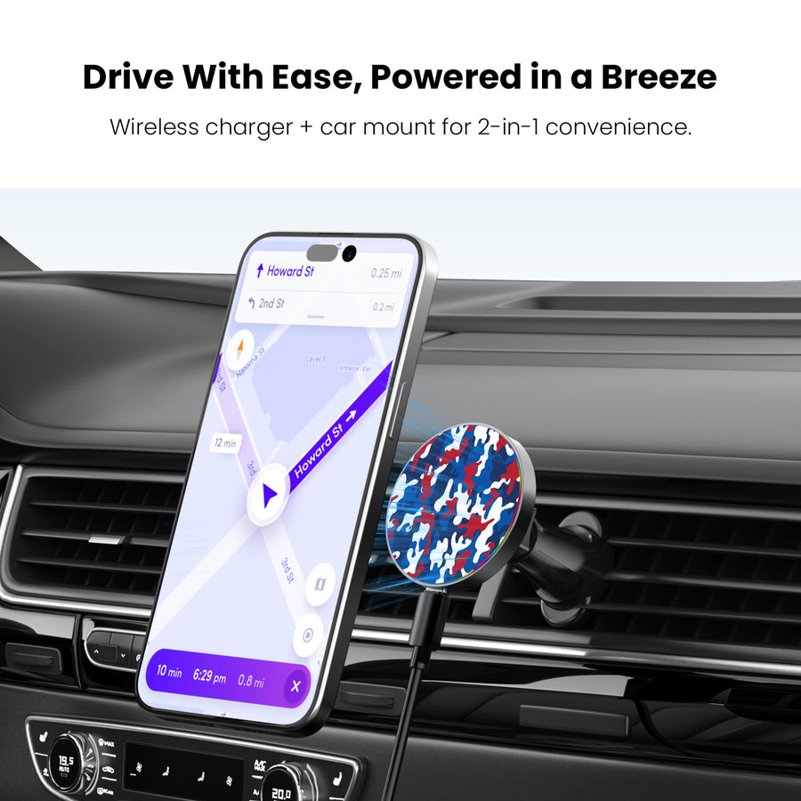 MyBat Design Lab Magnetic Wireless Charging Vent Mount - Black - Patriot Camo - MCGWIRC21BK-521-4.JPG