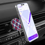 MyBat Design Lab Magnetic Wireless Charging Vent Mount - Black - Americana Plaid - MCGWIRC21BK-523-2.JPG