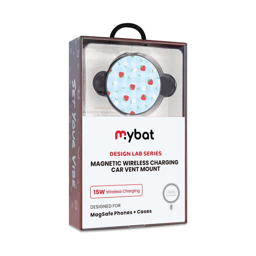 MyBat Design Lab Magnetic Wireless Charging Vent Mount - Black - Sweet Strawberry - MCGWIRC21BK-525-20.JPG