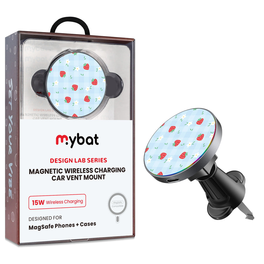 MyBat Design Lab Magnetic Wireless Charging Vent Mount - Black - Sweet Strawberry - MCGWIRC21BK-525.JPG