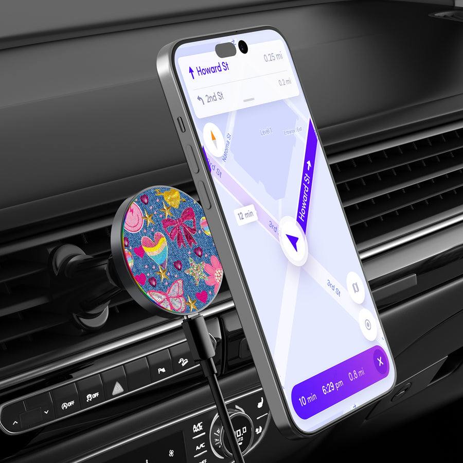 MyBat Design Lab Magnetic Wireless Charging Vent Mount - Black - Denim Daze - MCGWIRC21BK-528-2.JPG