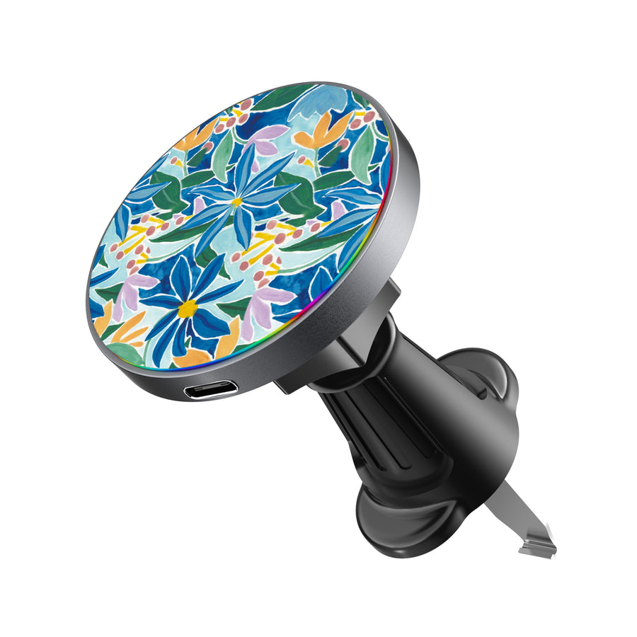 MyBat Design Lab Magnetic Wireless Charging Vent Mount - Black - Exotic Bloom - MCGWIRC21BK-529-1.JPG