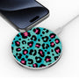 MyBat Design Lab Series Wireless Charging Pad - Silver - Multicolor Leopard - MCGWIRC22SL-004-4.jpg