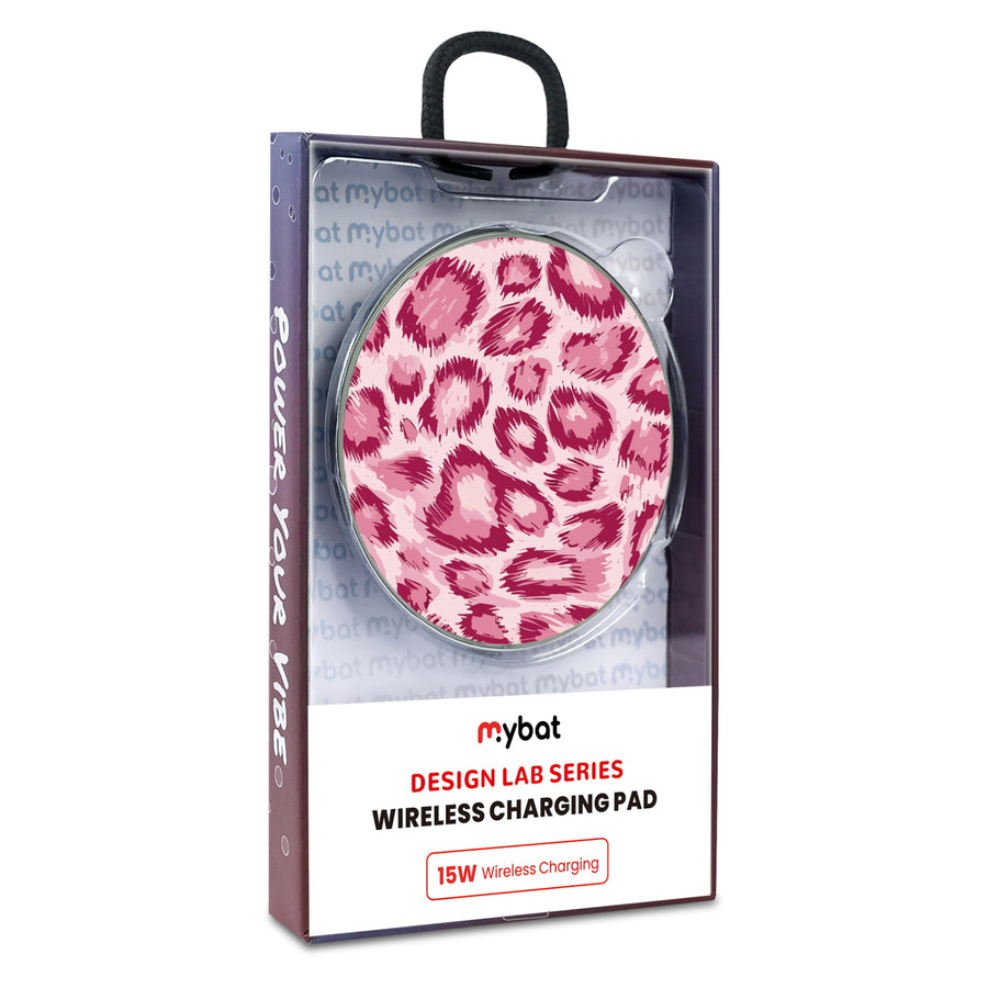MyBat Design Lab Series Wireless Charging Pad - Silver - Pink Leopard Print - MCGWIRC22SL-007-9.jpg