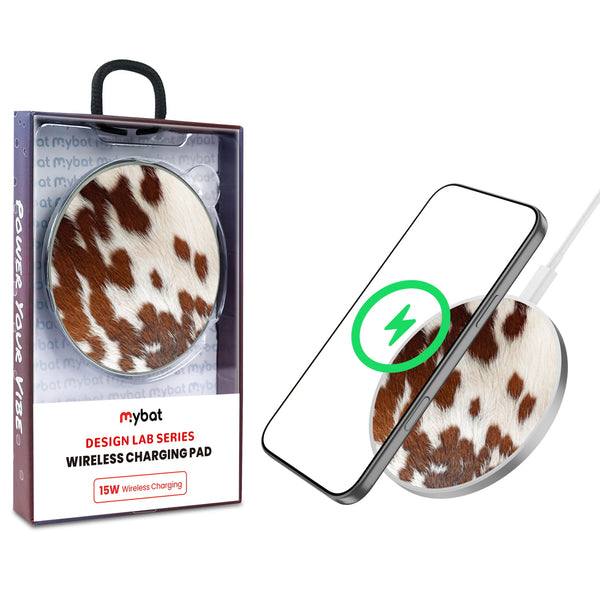 MyBat Design Lab Series Wireless Charging Pad - Silver - Cow Fur - MCGWIRC22SL-013-1.jpg