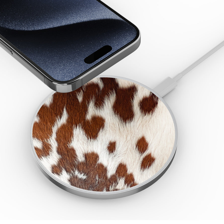 MyBat Design Lab Series Wireless Charging Pad - Silver - Cow Fur - MCGWIRC22SL-013-4.jpg