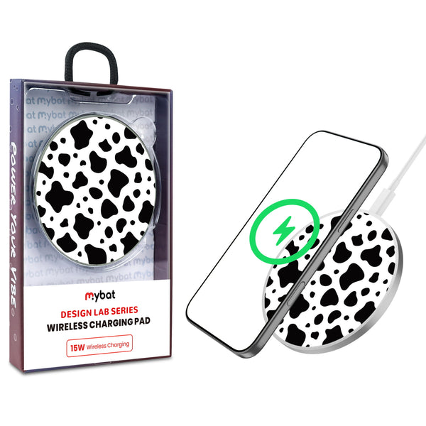 MyBat Design Lab Series Wireless Charging Pad - Silver - Original Cow Print - MCGWIRC22SL-014-1.jpg