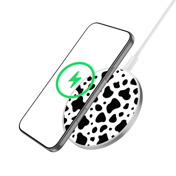 MyBat Design Lab Series Wireless Charging Pad - Silver - Original Cow Print - MCGWIRC22SL-014-2.jpg