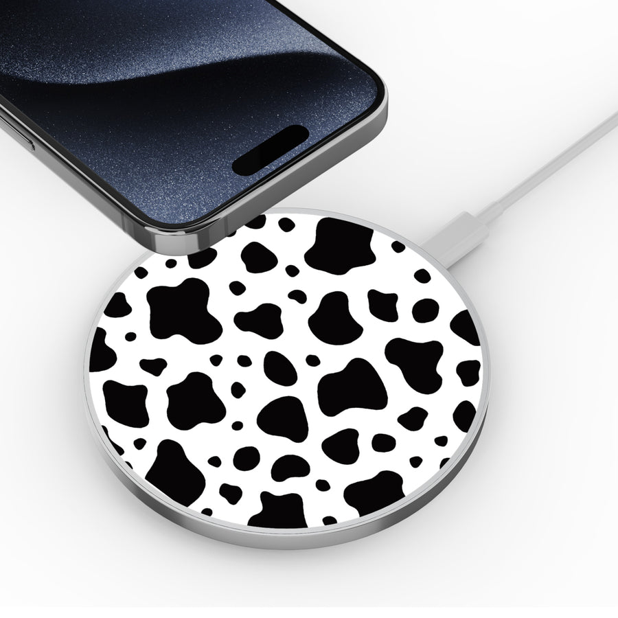 MyBat Design Lab Series Wireless Charging Pad - Silver - Original Cow Print - MCGWIRC22SL-014-4.jpg