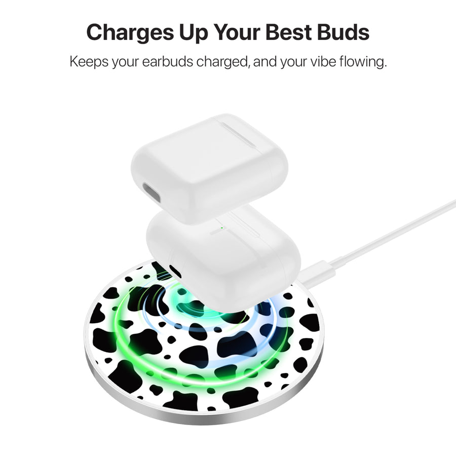 MyBat Design Lab Series Wireless Charging Pad - Silver - Original Cow Print - MCGWIRC22SL-014-6.jpg