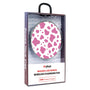 MyBat Design Lab Series Wireless Charging Pad - Silver - Pink Cow Print