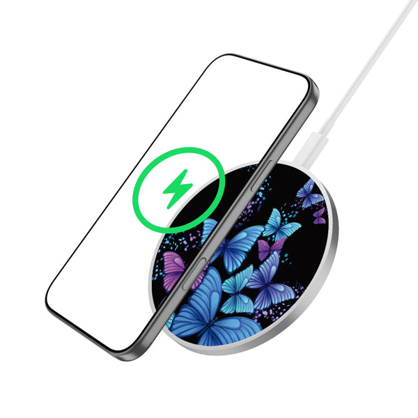 MyBat Design Lab Series Wireless Charging Pad - Silver - Butterfly Night - MCGWIRC22SL-021-2.jpg