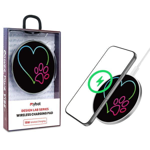 MyBat Design Lab Series Wireless Charging Pad - Silver - Puppy Love - MCGWIRC22SL-023-1.jpg