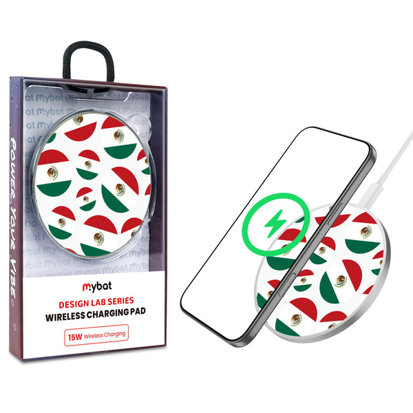 MyBat Design Lab Series Wireless Charging Pad - Silver - Mexican Pride - MCGWIRC22SL-025-1.jpg