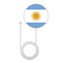 MyBat Design Lab Series Wireless Charging Pad - Silver - Argentinian Flag - MCGWIRC22SL-031-3.jpg