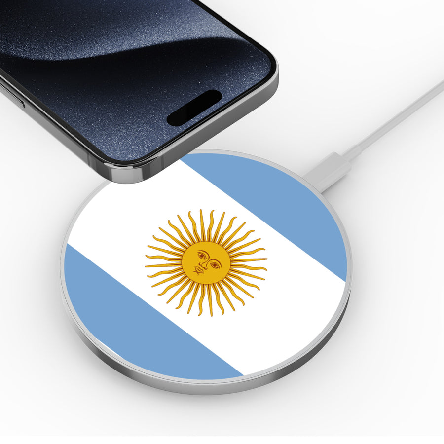 MyBat Design Lab Series Wireless Charging Pad - Silver - Argentinian Flag - MCGWIRC22SL-031-4.jpg