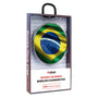 MyBat Design Lab Series Wireless Charging Pad - Silver - Brazilian Flag