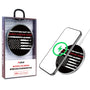MyBat Design Lab Series Wireless Charging Pad - Silver - Firefighter Flag
