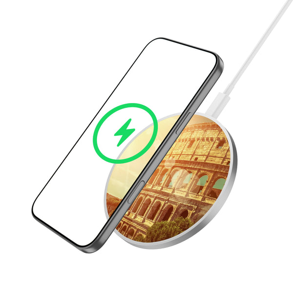 MyBat Design Lab Series Wireless Charging Pad - Silver - Roman Colosseum - MCGWIRC22SL-049-2.jpg