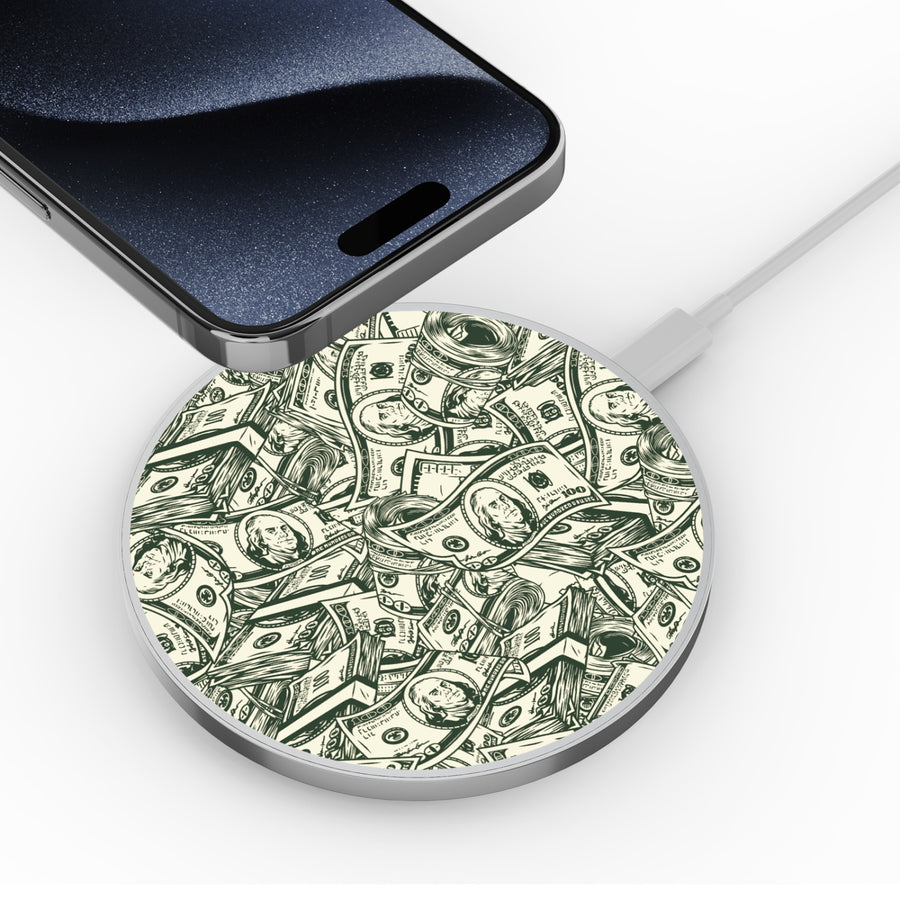 MyBat Design Lab Series Wireless Charging Pad - Silver - Money Stack - MCGWIRC22SL-082-4.jpg