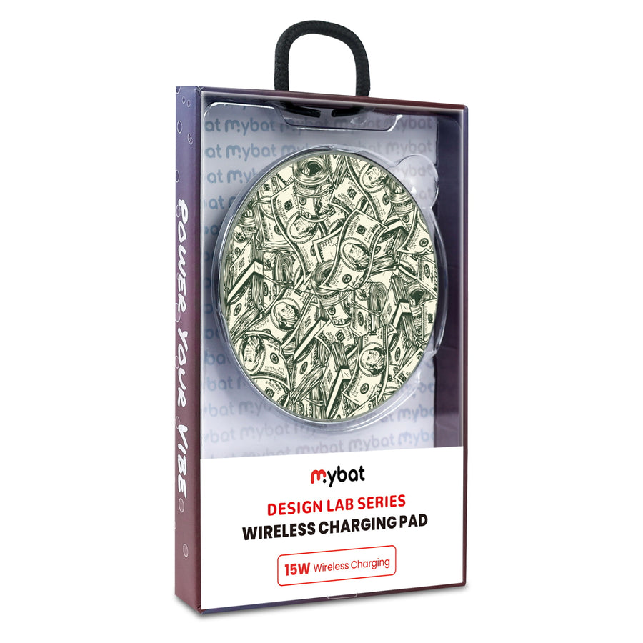 MyBat Design Lab Series Wireless Charging Pad - Silver - Money Stack - MCGWIRC22SL-082-9.jpg