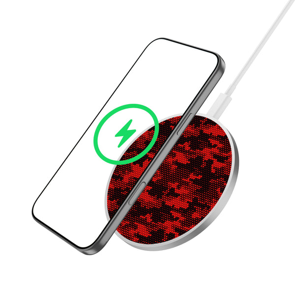 MyBat Design Lab Series Wireless Charging Pad - Silver - Red Digital Camouflage - MCGWIRC22SL-086-2.jpg