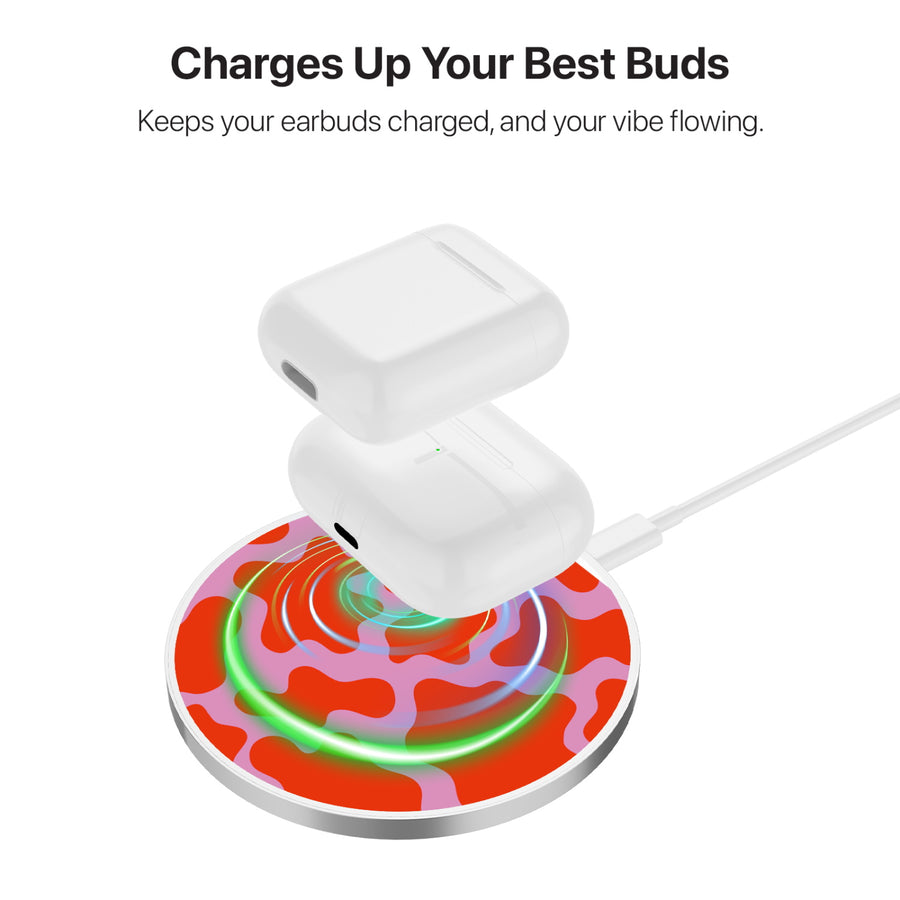 MyBat Design Lab Series Wireless Charging Pad - Silver - Pink Retro Splashes - MCGWIRC22SL-094-6.jpg