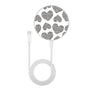 MyBat Design Lab Series Wireless Charging Pad - Silver - Leopard Print Hearts - MCGWIRC22SL-098-3.jpg