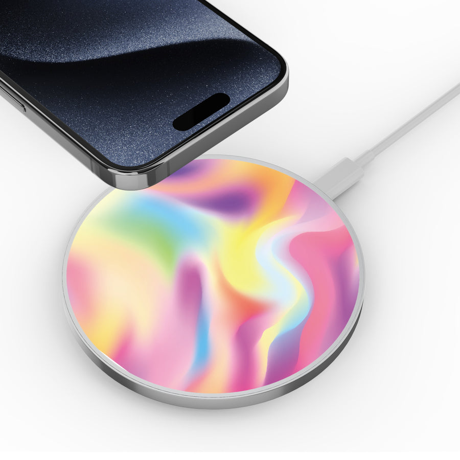 MyBat Design Lab Series Wireless Charging Pad - Silver - Iridescent - MCGWIRC22SL-101-4.jpg