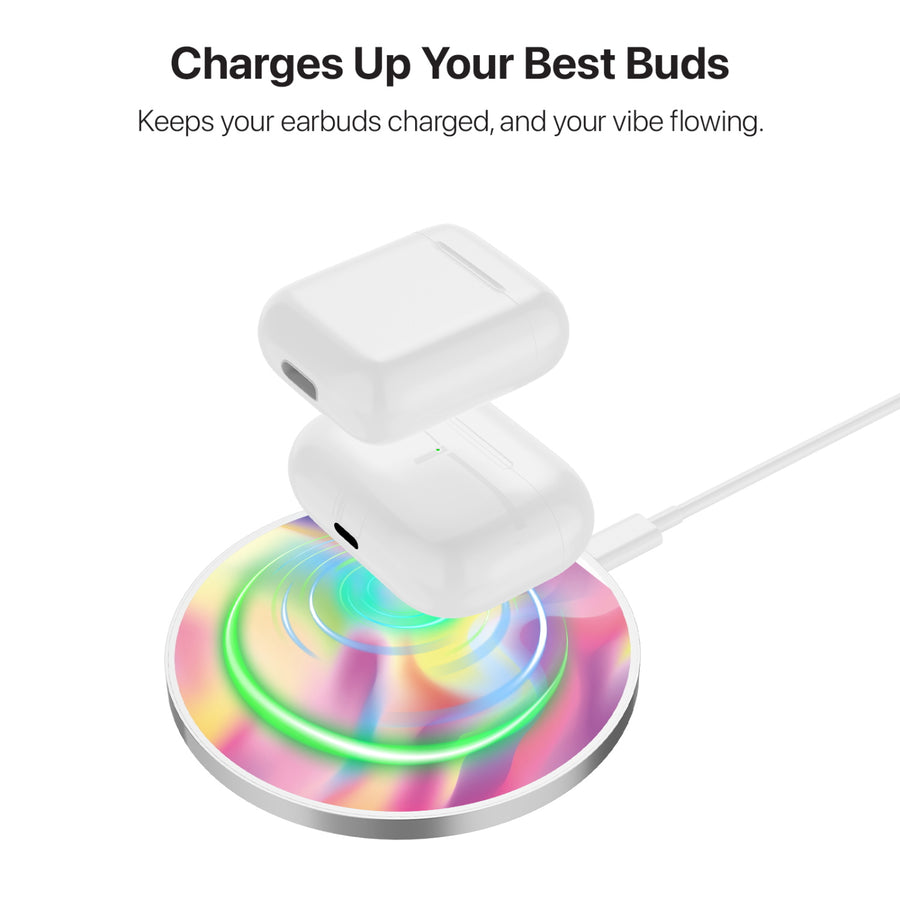 MyBat Design Lab Series Wireless Charging Pad - Silver - Iridescent - MCGWIRC22SL-101-6.jpg