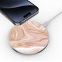 MyBat Design Lab Series Wireless Charging Pad - Silver - Pink Marble - MCGWIRC22SL-107-4.jpg