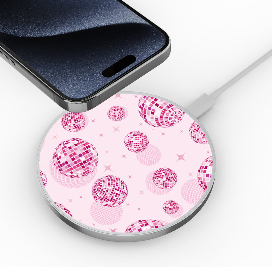MyBat Design Lab Series Wireless Charging Pad - Silver - Disco Balls - MCGWIRC22SL-109-4.jpg