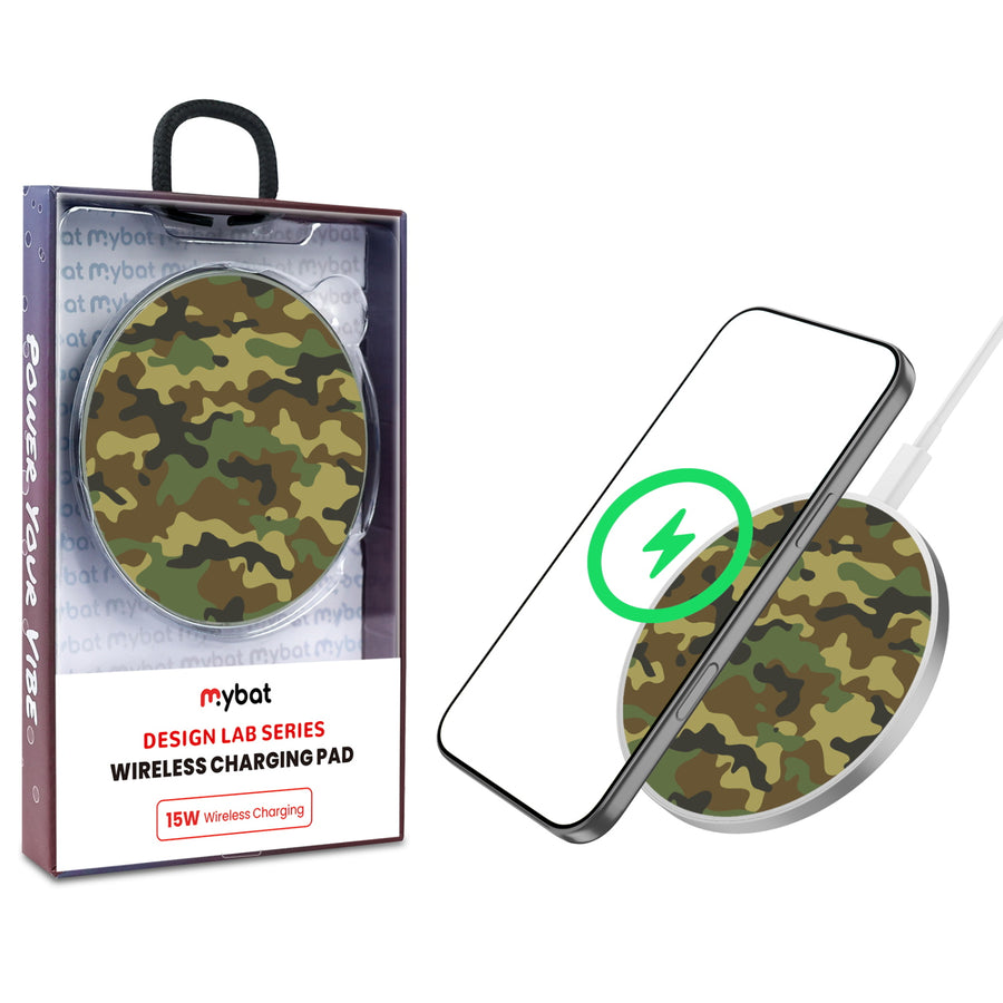 MyBat Design Lab Series Wireless Charging Pad - Silver - Military Camouflage - MCGWIRC22SL-119-1.jpg