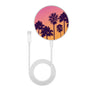 MyBat Design Lab Series Wireless Charging Pad - Silver - Palm Tree Sunset - MCGWIRC22SL-136-3.jpg