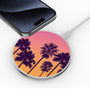 MyBat Design Lab Series Wireless Charging Pad - Silver - Palm Tree Sunset - MCGWIRC22SL-136-4.jpg