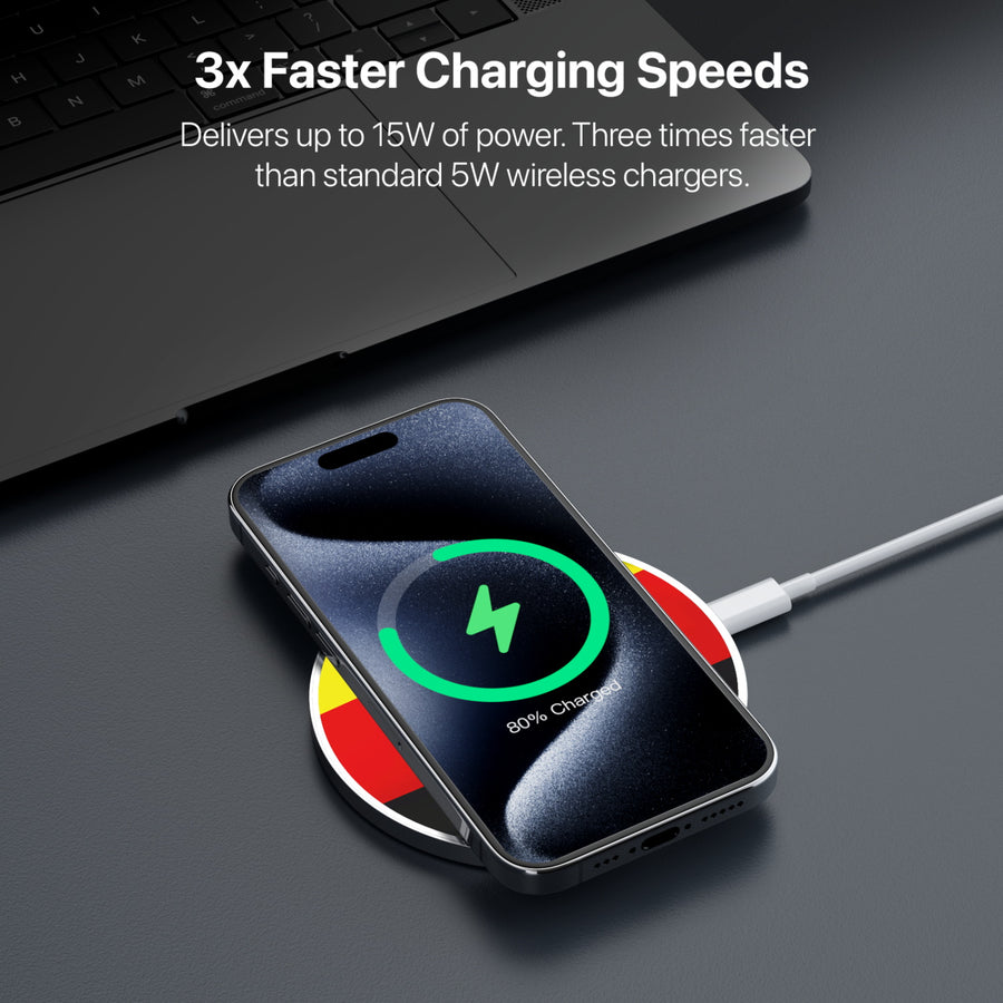 MyBat Design Lab Series Wireless Charging Pad - Silver - Germany Flag - MCGWIRC22SL-148-5.jpg