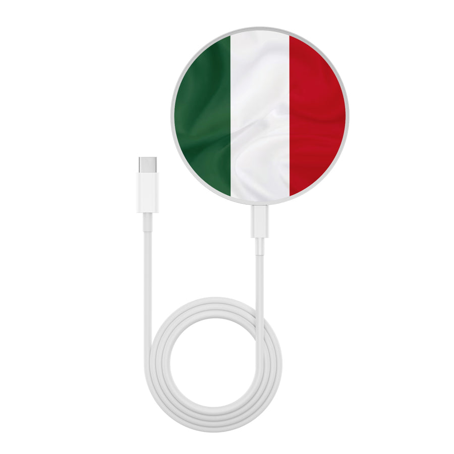MyBat Design Lab Series Wireless Charging Pad - Silver - Hungary Flag - MCGWIRC22SL-149-3.jpg