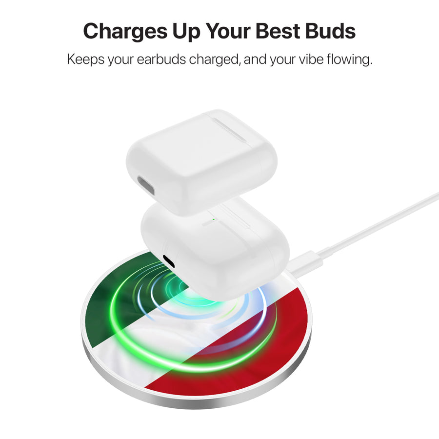 MyBat Design Lab Series Wireless Charging Pad - Silver - Hungary Flag - MCGWIRC22SL-149-6.jpg