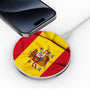 MyBat Design Lab Series Wireless Charging Pad - Silver - Spain Flag - MCGWIRC22SL-159-4.jpg