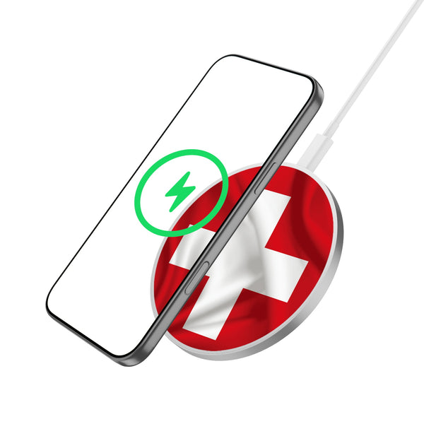 MyBat Design Lab Series Wireless Charging Pad - Silver - Switzerland Flag - MCGWIRC22SL-160-2.jpg