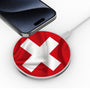MyBat Design Lab Series Wireless Charging Pad - Silver - Switzerland Flag - MCGWIRC22SL-160-4.jpg