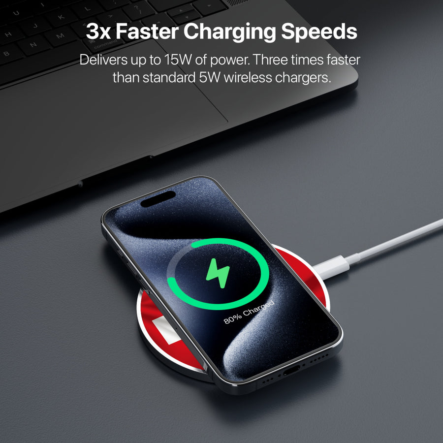 MyBat Design Lab Series Wireless Charging Pad - Silver - Switzerland Flag - MCGWIRC22SL-160-5.jpg