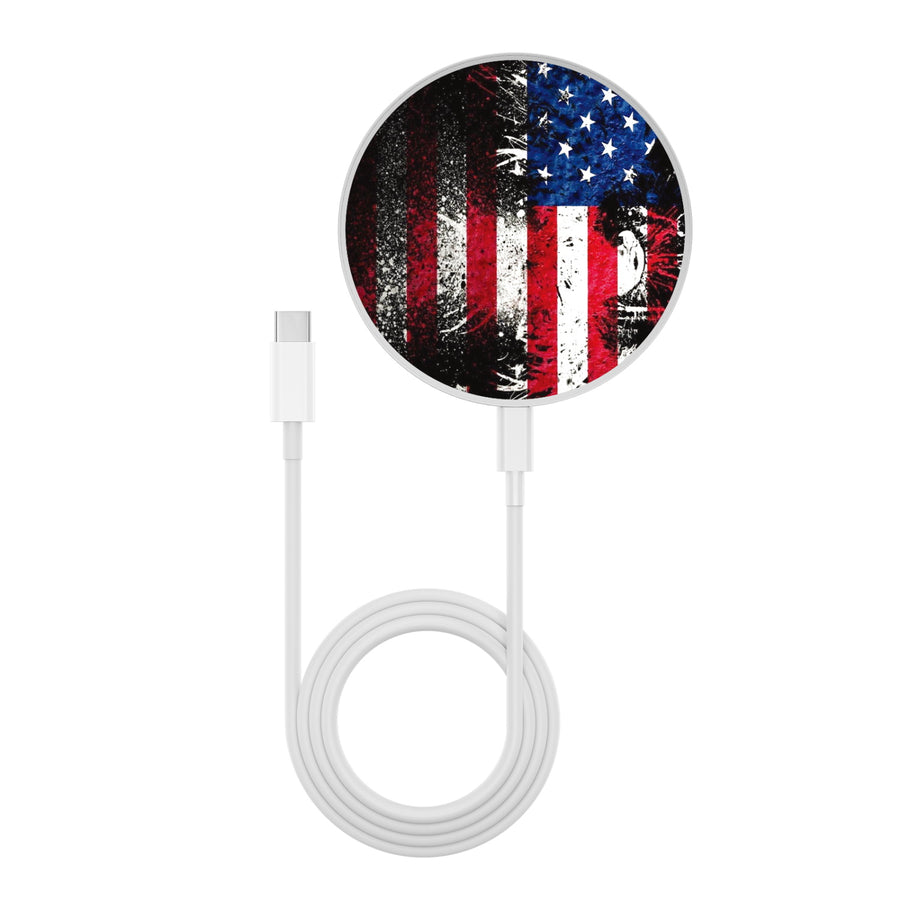 MyBat Design Lab Series Wireless Charging Pad - Silver - American Eagle - MCGWIRC22SL-169-3.jpg
