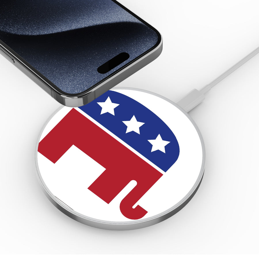 MyBat Design Lab Series Wireless Charging Pad - Silver - Republican Party - MCGWIRC22SL-194-4.jpg