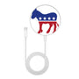 MyBat Design Lab Series Wireless Charging Pad - Silver - Democratic Party - MCGWIRC22SL-195-3.jpg