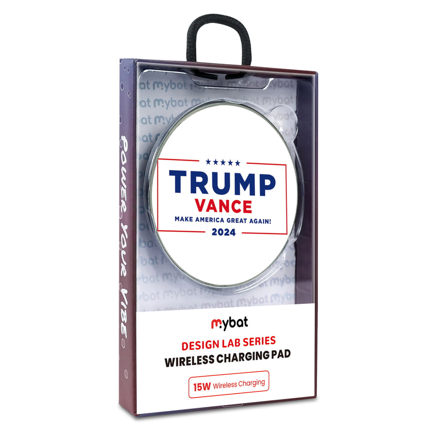 MyBat Design Lab Series Wireless Charging Pad - Silver - Trump Vance 2024 - MCGWIRC22SL-206-9.jpg