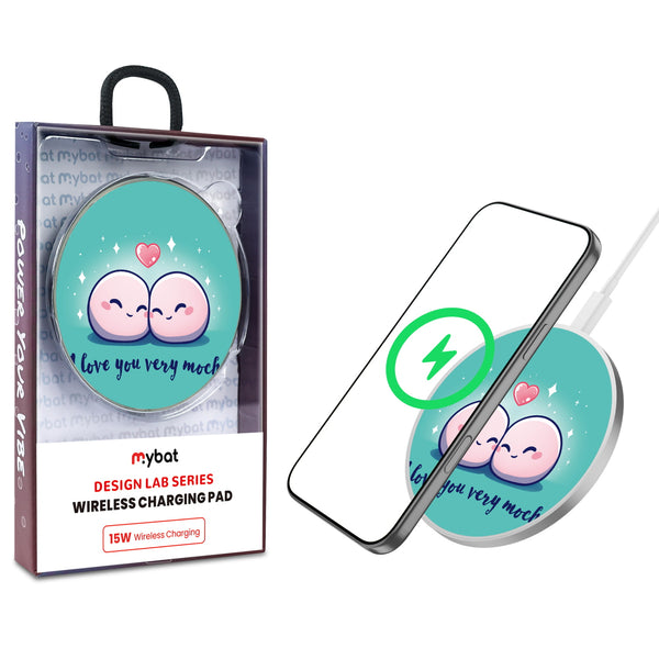 MyBat Design Lab Series Wireless Charging Pad - Silver - Mochi Love - MCGWIRC22SL-211-1.jpg