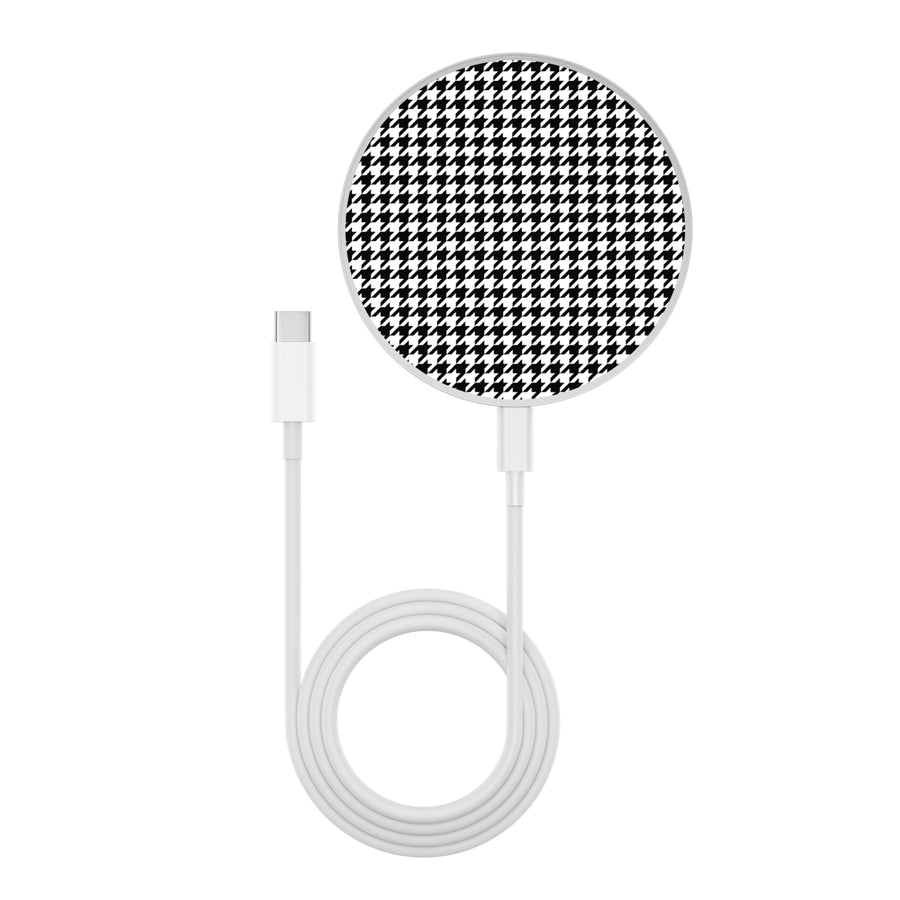 MyBat Design Lab Series Wireless Charging Pad - Silver - Classic Houndstooth - MCGWIRC22SL-215-3.jpg