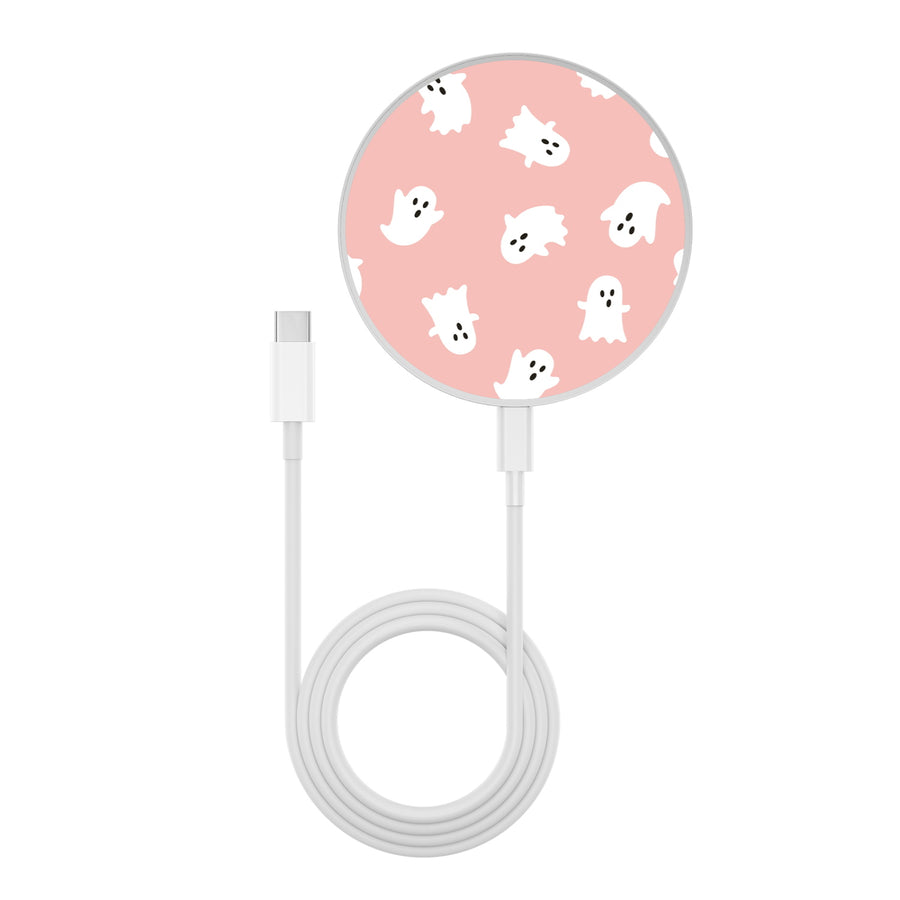 MyBat Design Lab Series Wireless Charging Pad - Silver - Friendly Ghosts - MCGWIRC22SL-219-3.jpg