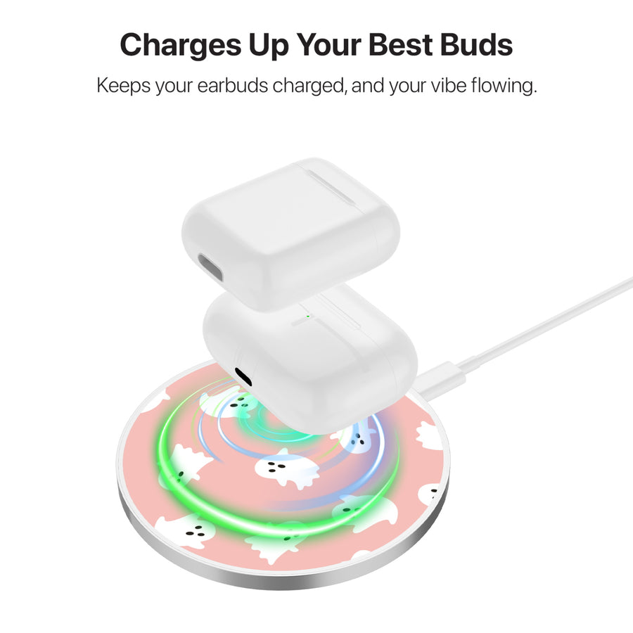 MyBat Design Lab Series Wireless Charging Pad - Silver - Friendly Ghosts - MCGWIRC22SL-219-6.jpg